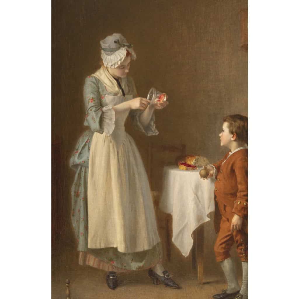 Pierre Joseph TOUSSAINT (1822-1888) La tartine 10 Pierre Joseph TOUSSAINT (1822-1888) La tartine 10