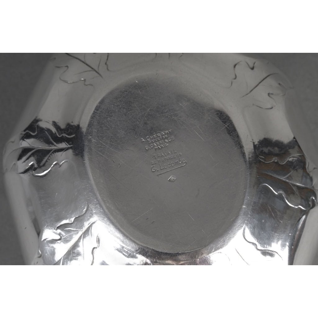 Georges LECOMTE – Boîte couverte en argent massif vers 1925 11 Georges LECOMTE – Boîte couverte en argent massif vers 1925 11