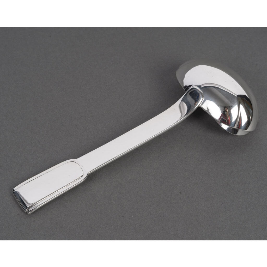 Jean PUIFORCAT Cuillère à sauce en argent massif Epoque ART DECO 3
