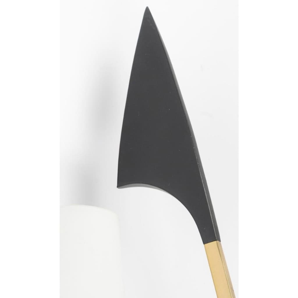 1950 Paire d’appliques murales Maison Lunel 8