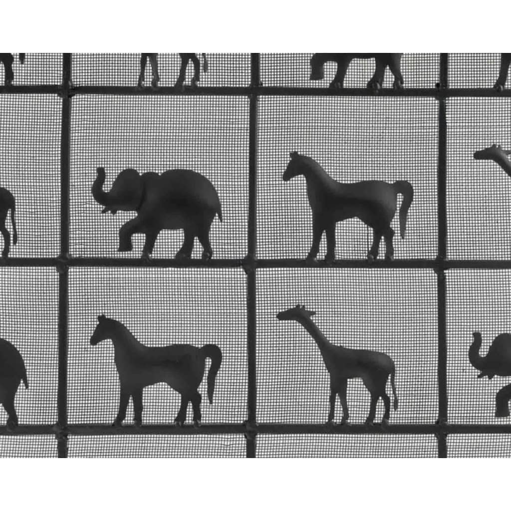 1950 Pare-feu en fer forgé des Ateliers Marolles 8