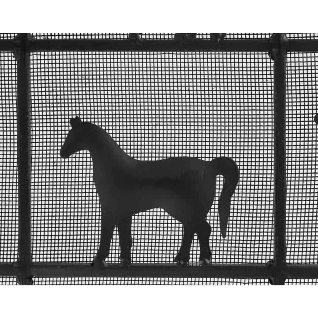 1950 Pare-feu en fer forgé des Ateliers Marolles 6