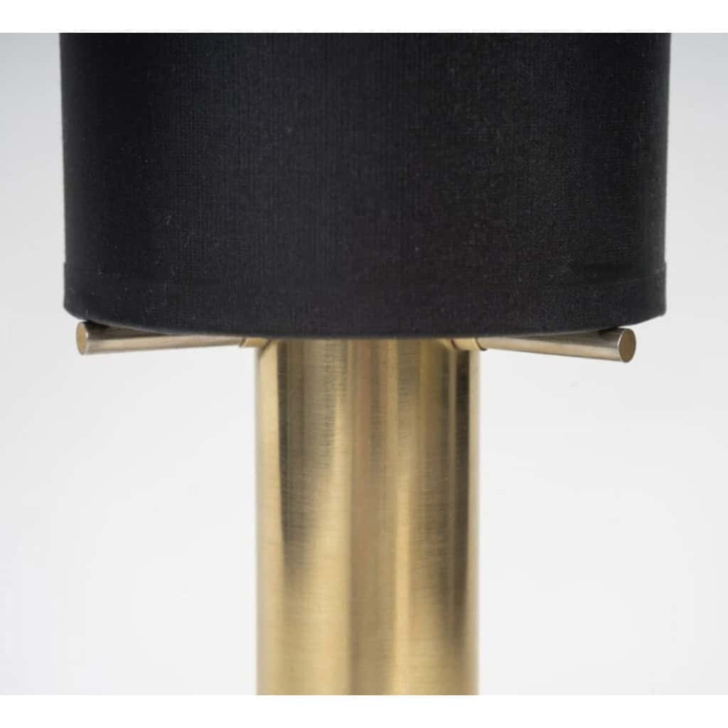 1960 Paire d’appliques murales en laiton doré Gaetano Sciolari 7