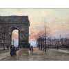 GALIEN LALOUE Peinture Française 20è Paris Place de l’Etoile animée Certificat d’authenticité 25 GALIEN LALOUE Peinture Française 20è Paris Place de l’Etoile animée Certificat d’authenticité 25