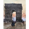 GALIEN LALOUE Peinture Française 20è Paris Place de l’Etoile animée Certificat d’authenticité 22 GALIEN LALOUE Peinture Française 20è Paris Place de l’Etoile animée Certificat d’authenticité 22