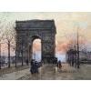 GALIEN LALOUE Peinture Française 20è Paris Place de l’Etoile animée Certificat d’authenticité 30 GALIEN LALOUE Peinture Française 20è Paris Place de l’Etoile animée Certificat d’authenticité 30
