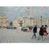 HERVE Jules Peinture Française 20è Paris animation Place de La Concorde Huile sur carton fort signée Certificat D’authenticité 19 HERVE Jules Peinture Française 20è Paris animation Place de La Concorde Huile sur carton fort signée Certificat D’authenticité 19
