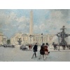 HERVE Jules Peinture Française 20è Paris animation Place de La Concorde Huile sur carton fort signée Certificat D’authenticité 20 HERVE Jules Peinture Française 20è Paris animation Place de La Concorde Huile sur carton fort signée Certificat D’authenticité 20