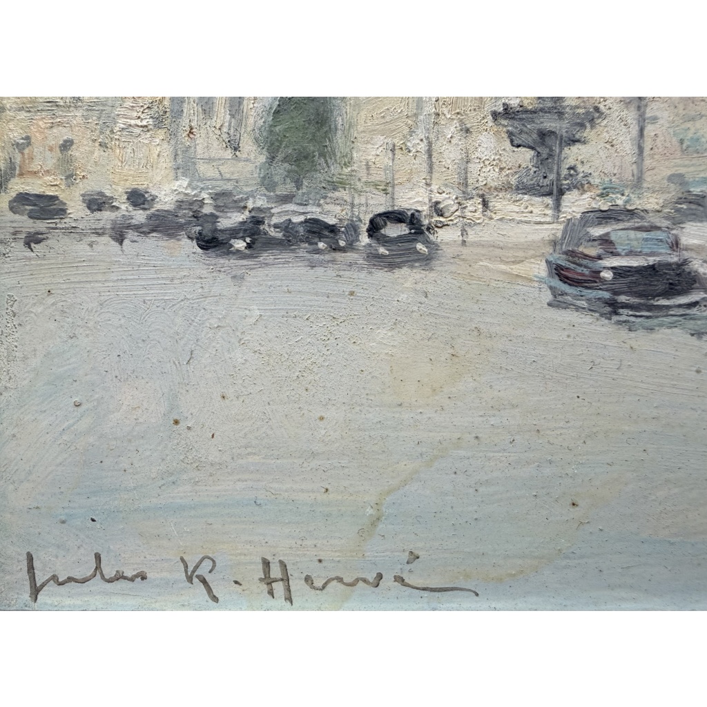 HERVE Jules Peinture Française 20è Paris animation Place de La Concorde Huile sur carton fort signée Certificat D’authenticité 7 HERVE Jules Peinture Française 20è Paris animation Place de La Concorde Huile sur carton fort signée Certificat D’authenticité 7