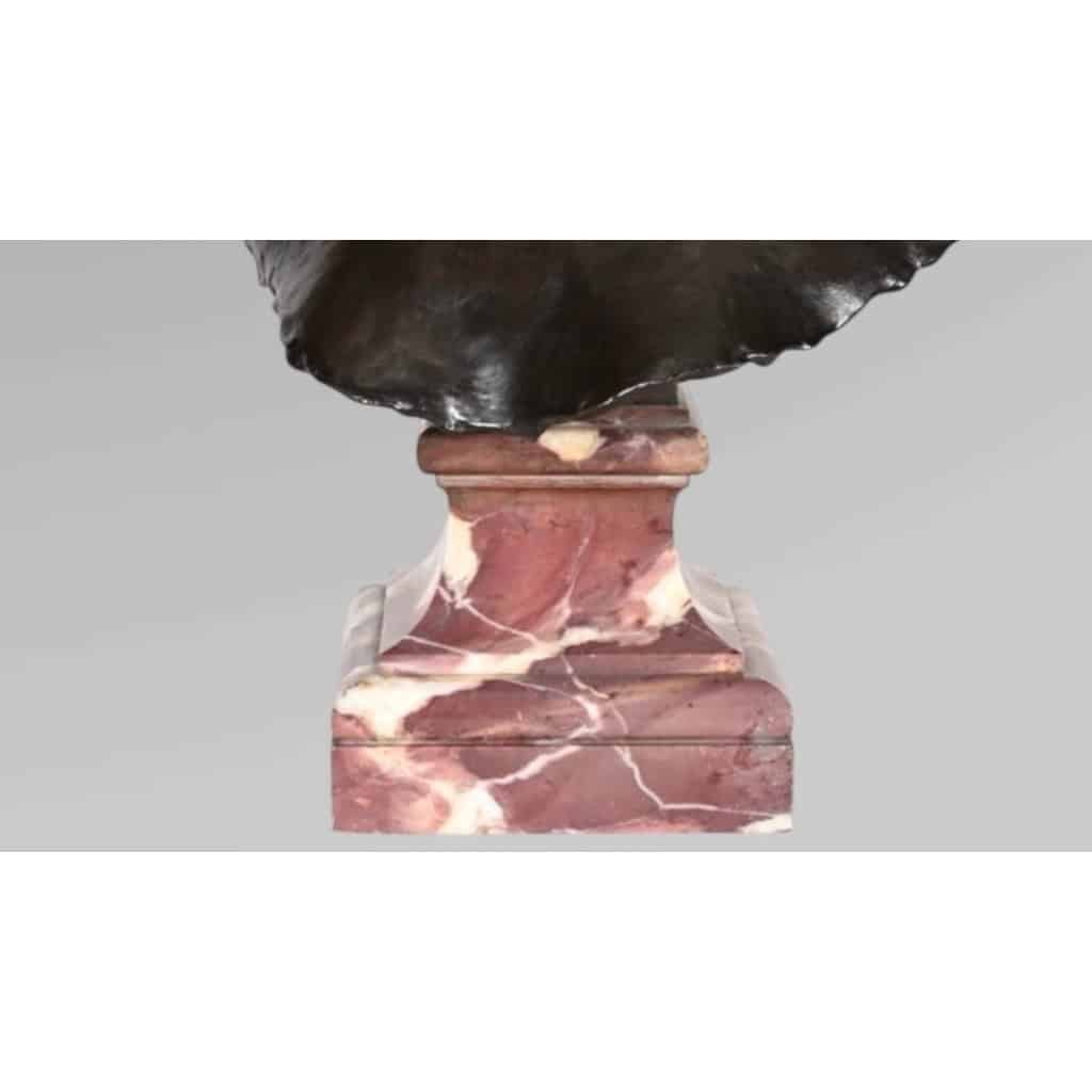 Sculpture – Buste De Diane Chasseresse , Alexandre Falguière (1831-1900) – Bronze 8