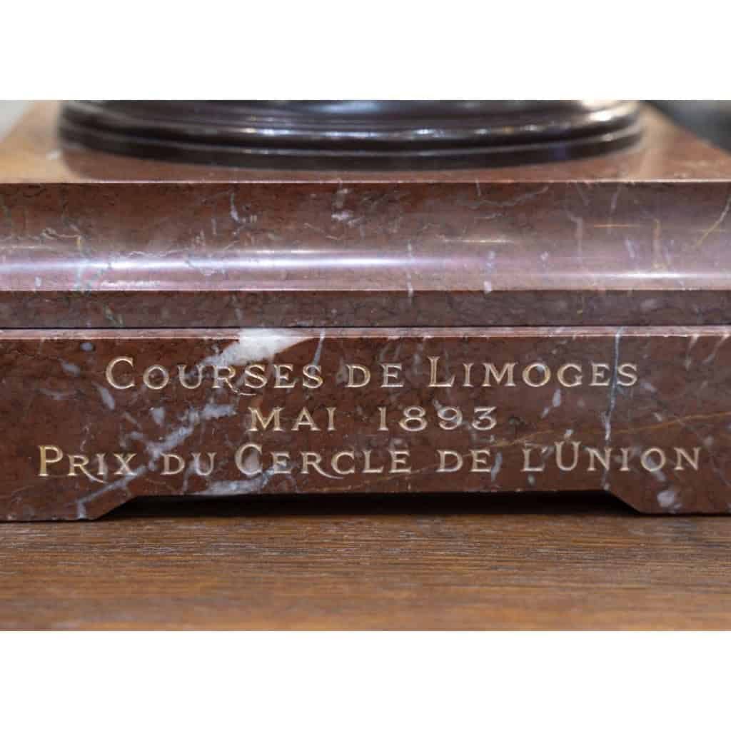 Sculpture – Le Vainqueur Au Combat De Coqs , Alexandre Falguière (1831-1900) – Bronze 6