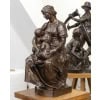 Sculpture – La Maternité , Paul Dubois (1829-1905) – Bronze 15