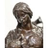 Sculpture – La Maternité , Paul Dubois (1829-1905) – Bronze 17