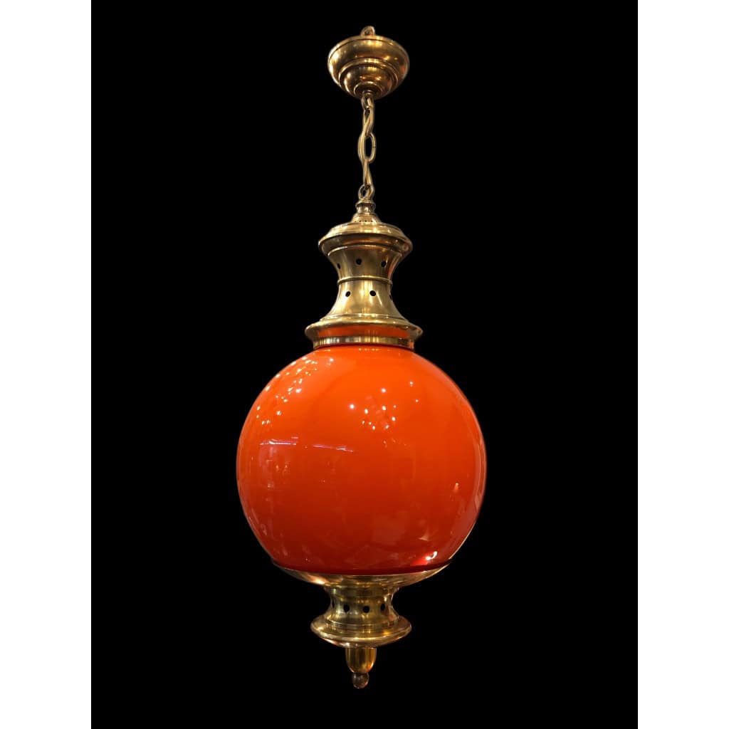 Paire de suspensions de brasserie milieu 20è siècle. 6