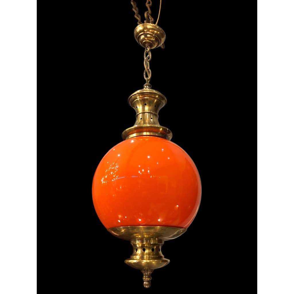 Paire de suspensions de brasserie milieu 20è siècle. 5