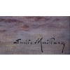 Emile MAILLARD Tableau Français fin 19è Coucher de soleil Huile sur toile signée Certificat d’authenticité. 18