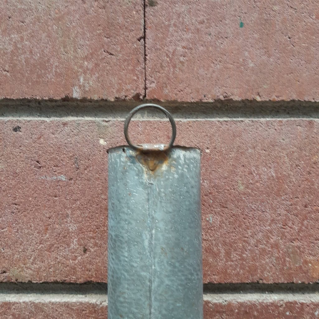 Croix de procession en zinc, vers 1880 8