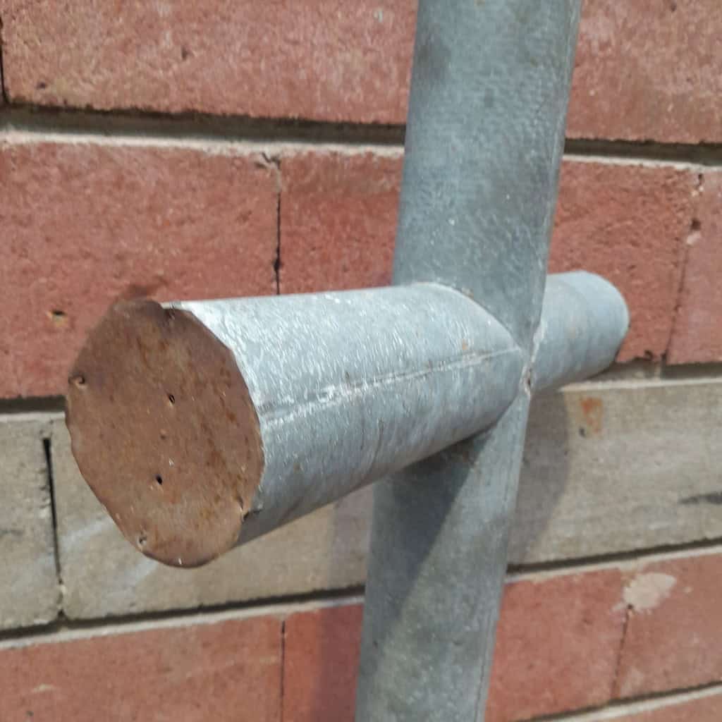 Croix de procession en zinc, vers 1880 9