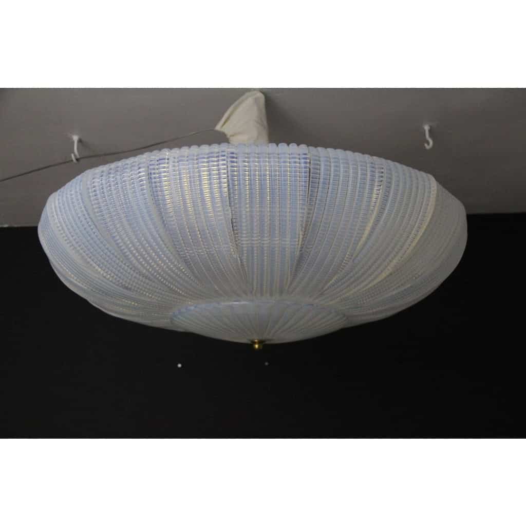 Plafonnier irisé en verre de Murano 4