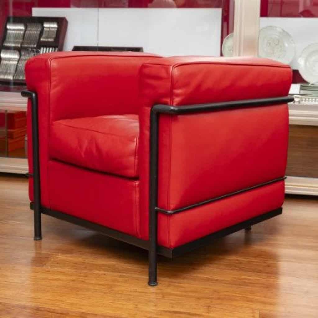 LC2, fauteuil — Le Corbusier, Pierre Jeanneret & Charlotte Perriand, création 1928, édition Cassina 13