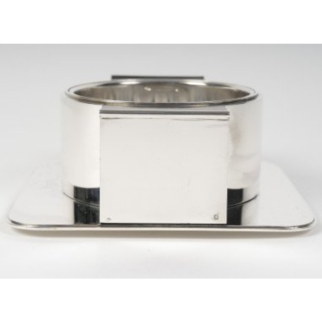 JEAN ELYSEE PUIFORCAT – Centre de table en argent massif Epoque ART DECO 13