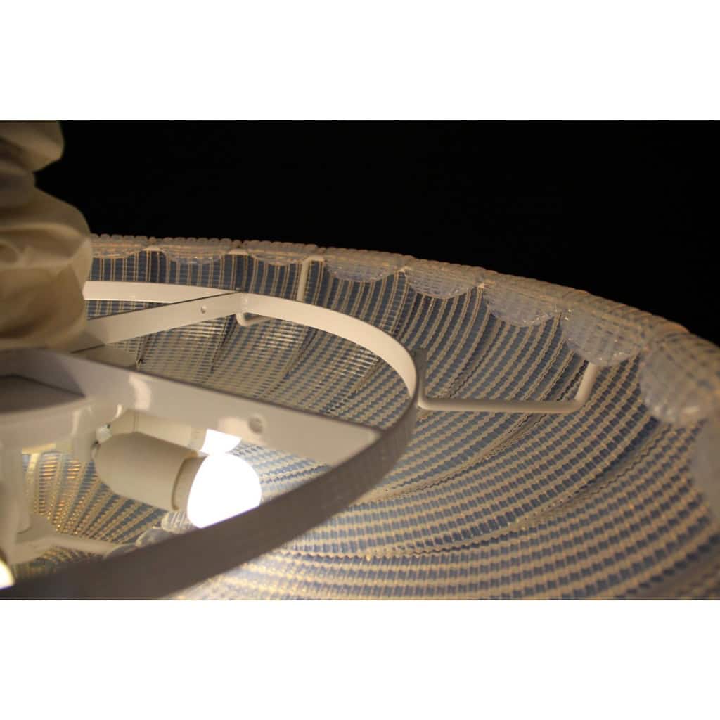 Plafonnier irisé en verre de Murano 14