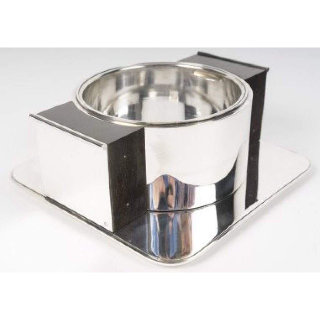 JEAN ELYSEE PUIFORCAT – Centre de table en argent massif Epoque ART DECO 14