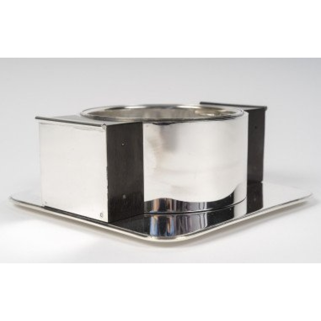 JEAN ELYSEE PUIFORCAT – Centre de table en argent massif Epoque ART DECO 16