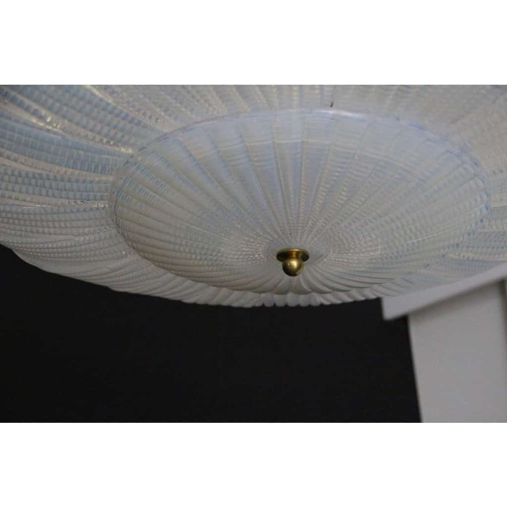 Plafonnier irisé en verre de Murano 5