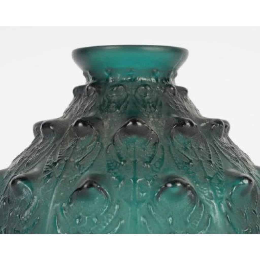 René Lalique 1912 +Vase Fougères teinté vert 6