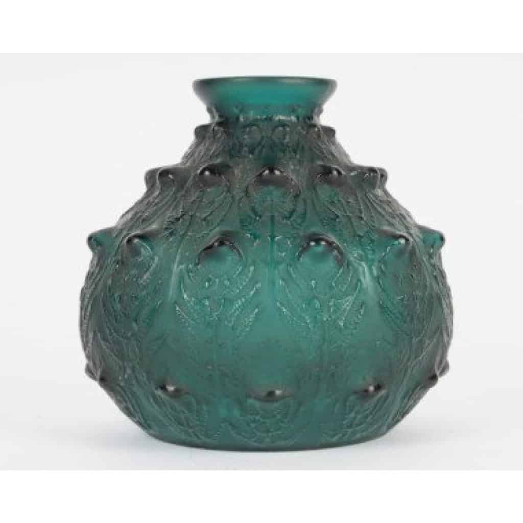 René Lalique 1912 +Vase Fougères teinté vert 7