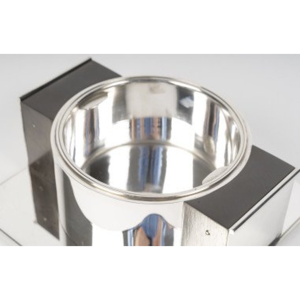 JEAN ELYSEE PUIFORCAT – Centre de table en argent massif Epoque ART DECO 9