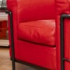 LC2, fauteuil — Le Corbusier, Pierre Jeanneret & Charlotte Perriand, création 1928, édition Cassina 21