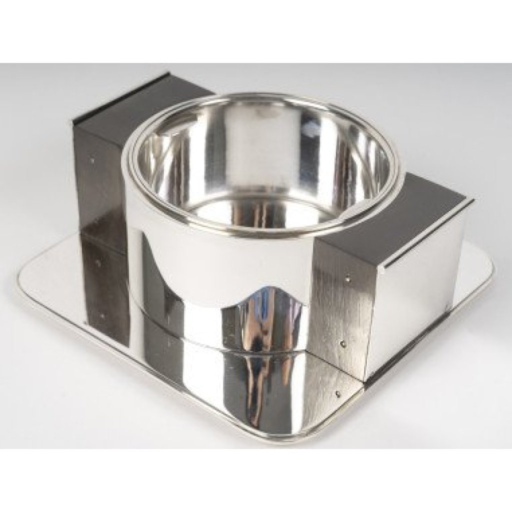 JEAN ELYSEE PUIFORCAT – Centre de table en argent massif Epoque ART DECO 10