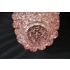 Paire de grands vases roses en verre de Murano rostrato de style Barovier 23