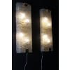 Paire de grandes appliques en verre de Murano travaillé 27