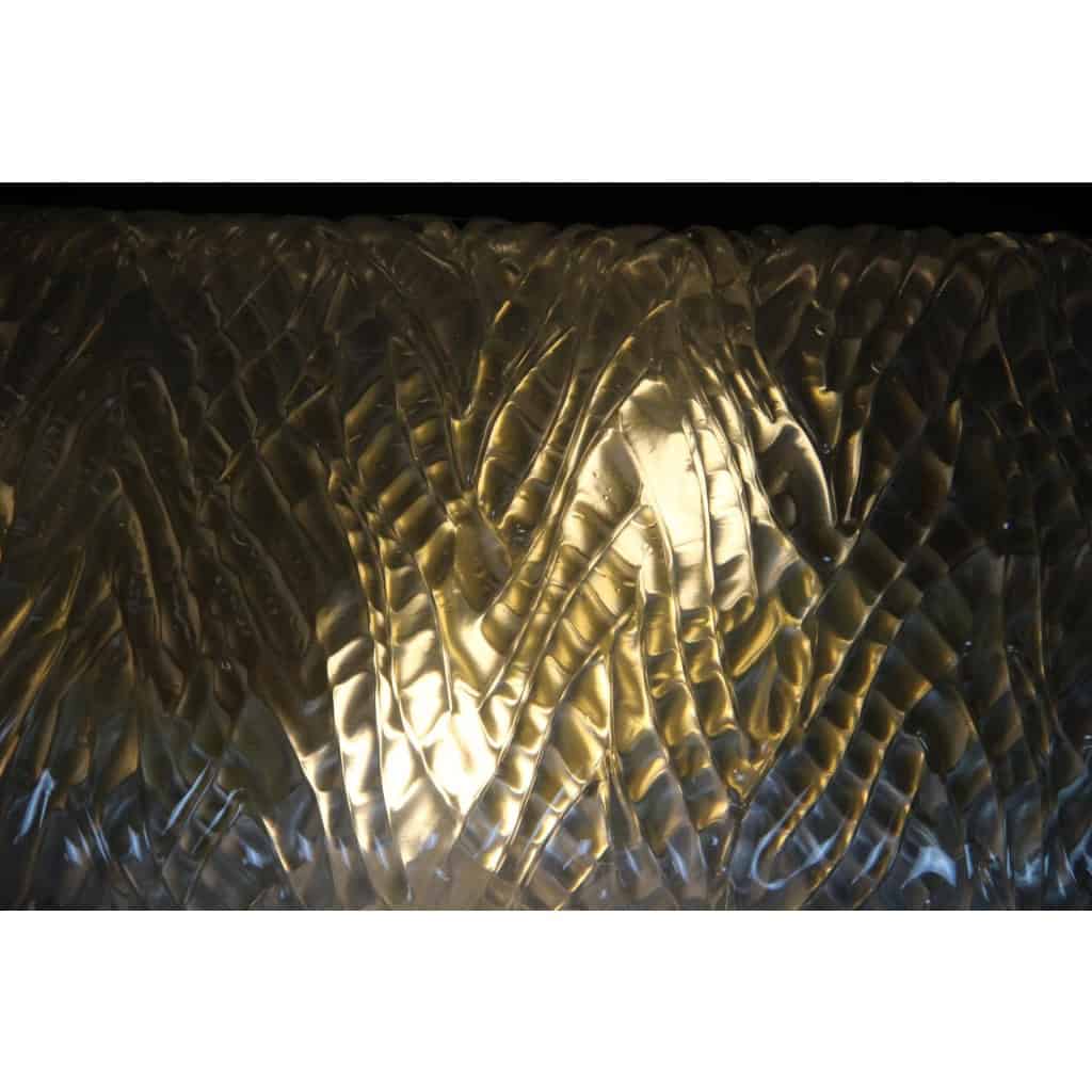 Paire de grandes appliques en verre de Murano travaillé 12