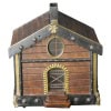 Cave à cigares à mecanisme representant un chalet en bois 23 Cave à cigares à mecanisme representant un chalet en bois 23