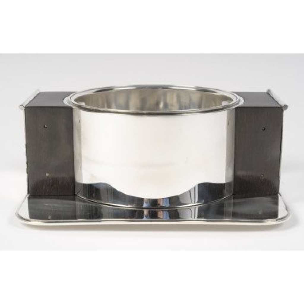 JEAN ELYSEE PUIFORCAT – Centre de table en argent massif Epoque ART DECO 3