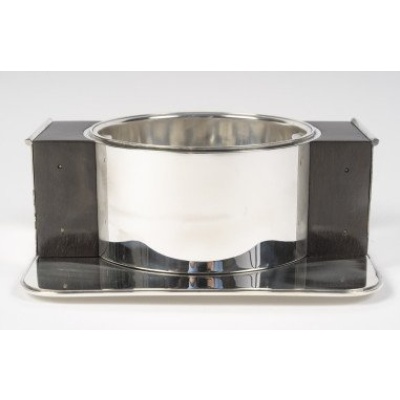 JEAN ELYSEE PUIFORCAT – Centre de table en argent massif Epoque ART DECO 3