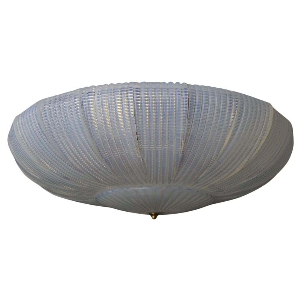 Plafonnier irisé en verre de Murano 3