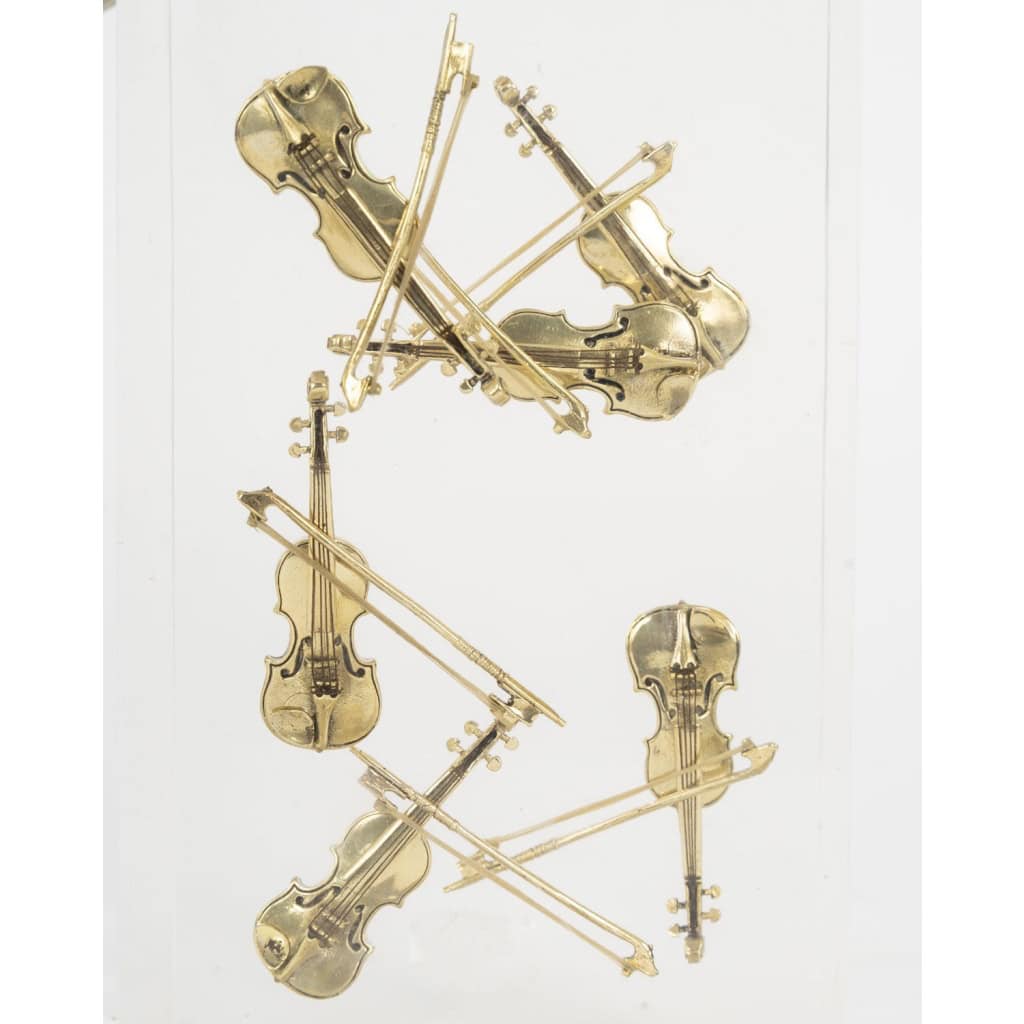 Lampe à poser dans le goût de Pierre GIRAUDON, années 1970 5