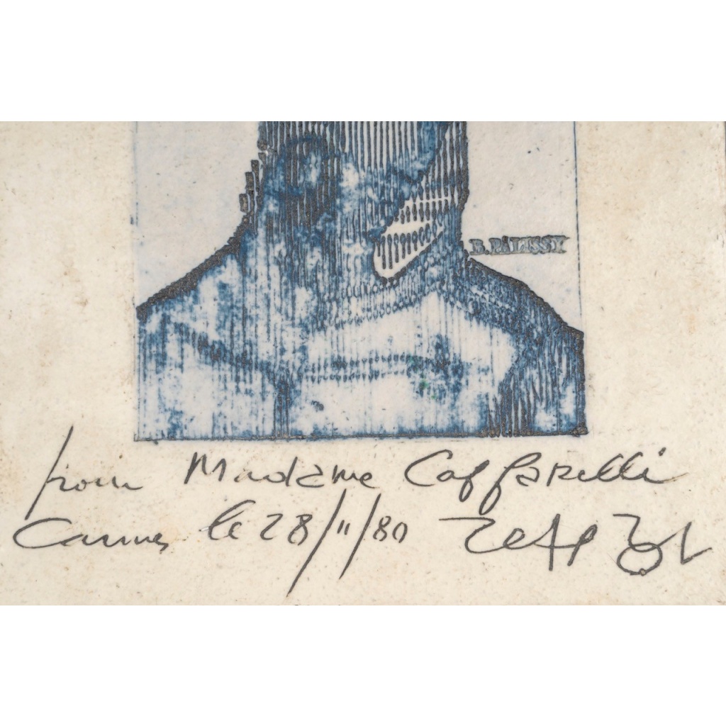 Plaque hommage à Robert Palissy par Roger Capron 6