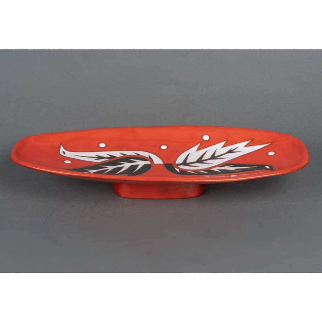 Coupe en céramique par Jean Picart-Ledoux et Saint Vicens, vers 1960 3