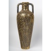 Grand vase amphore en céramique et laiton fondu des années 1950-60 15