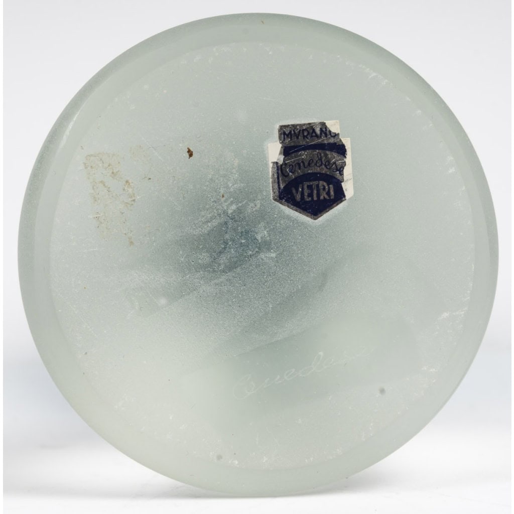 Vase Scavo-Sommerso par Cenedese à Murano 9