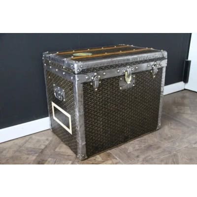 Malle Goyard a chapeaux 60 cm