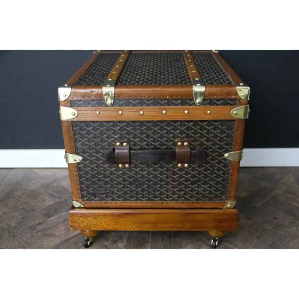 Petite malle Goyard ancienne 53 cm 12