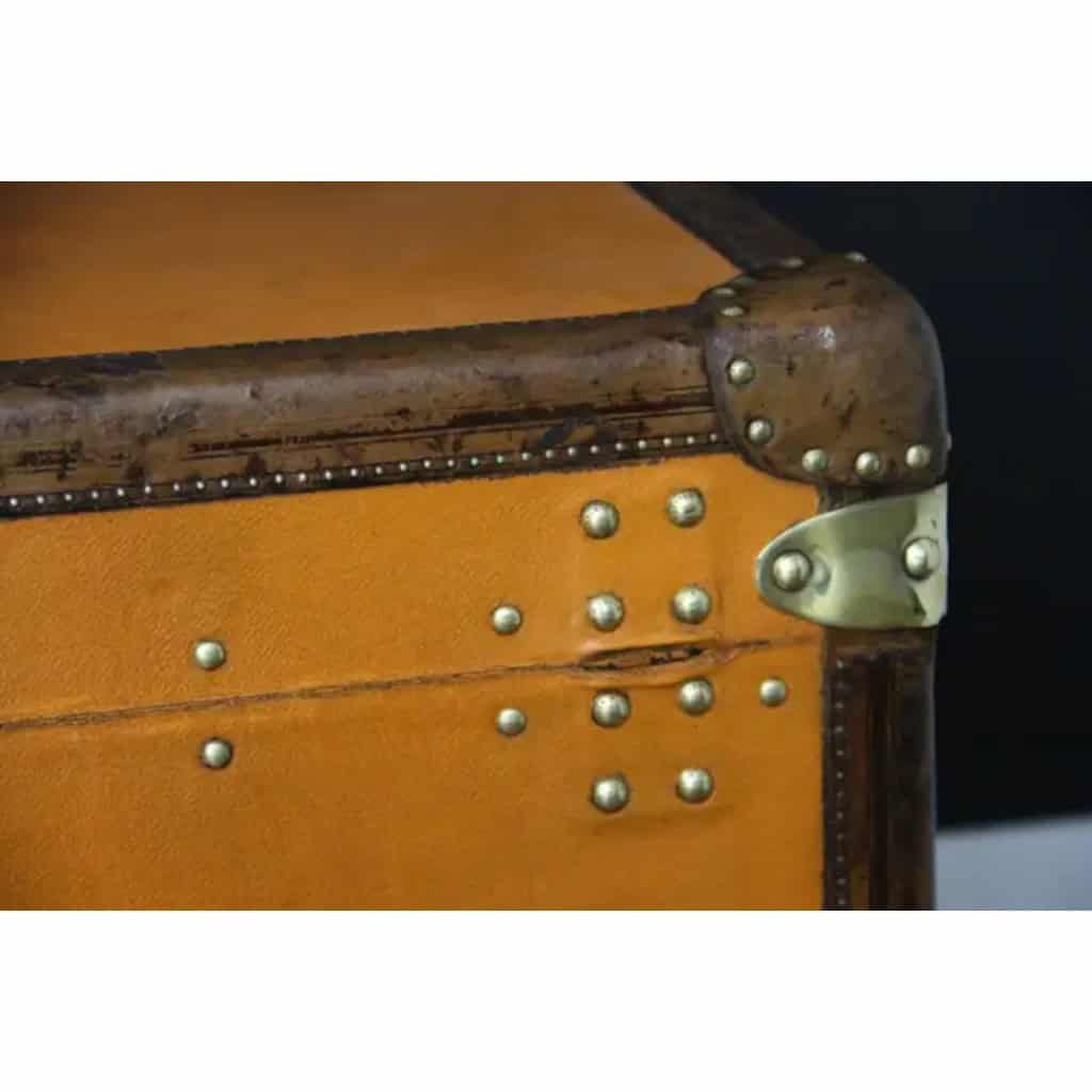 Malle Louis Vuitton ancienne orange 120 cm 14