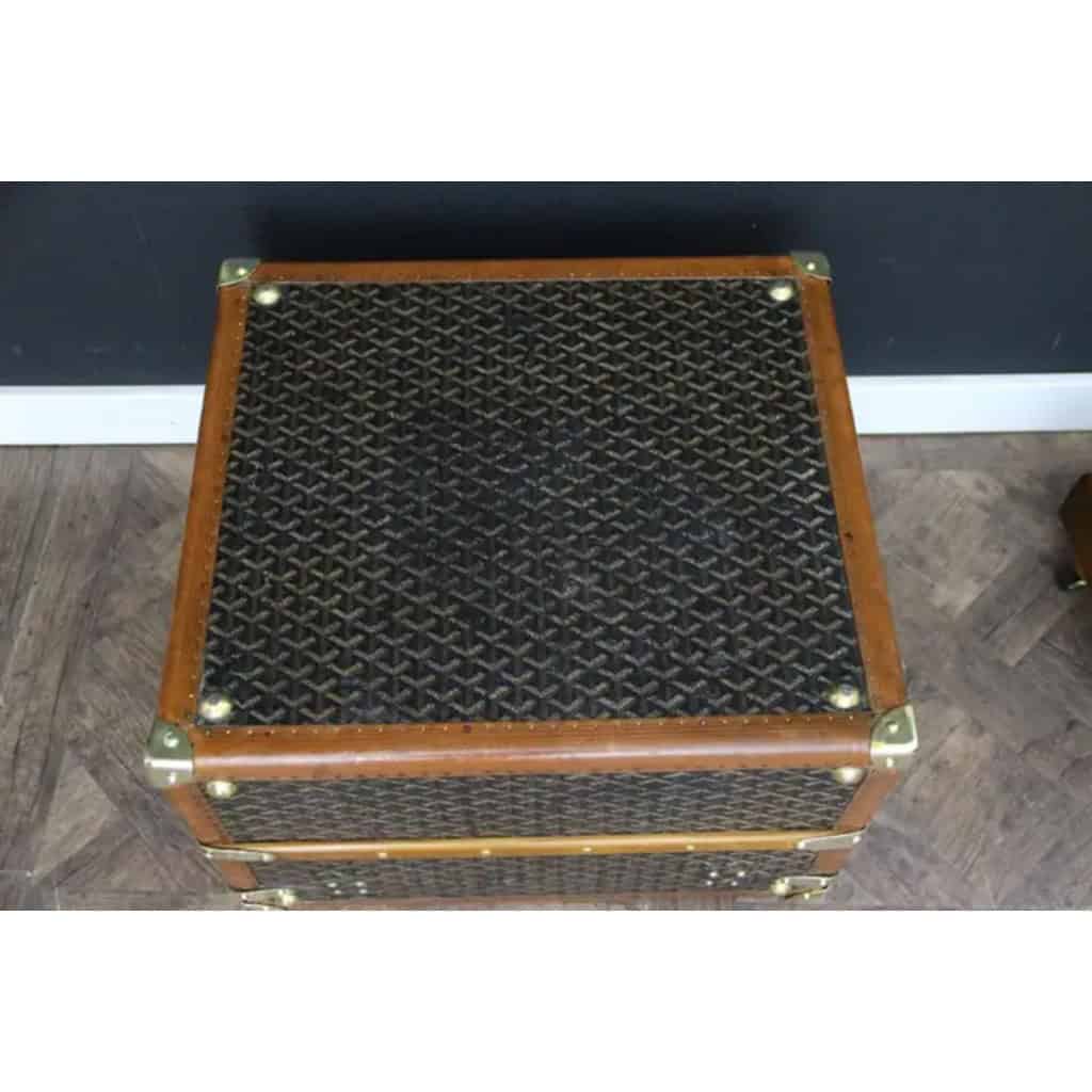 Petite malle Goyard ancienne 53 cm 14